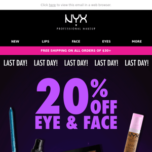 👻HURRY! 20% OFF Face & Eye ends tonight