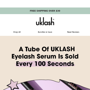 Our award-winning lash serum 💕