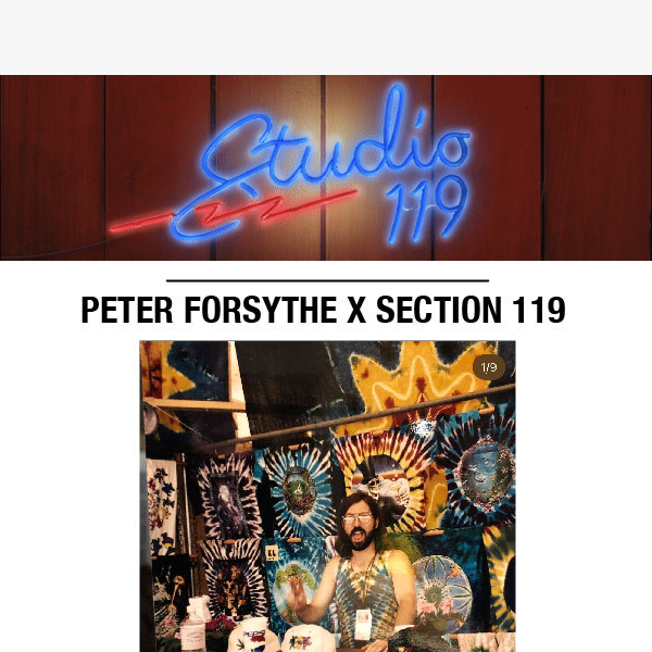The Studio 119 Newsletter 📜  Announcing A Collab with Icon Peter Forsythe