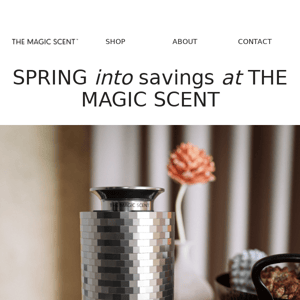 🌷 Spring Sale:Up to 45% OFF at The Magic Scent! 🌷