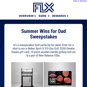 Summer Wins for Dad Sweepstakes: Enter Now! ♨️🔥🥩