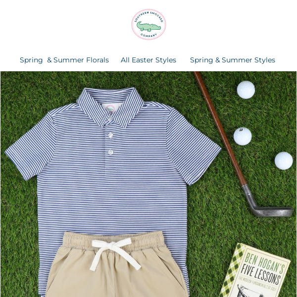 Our Signature Knit Polos + Twill Shorts Are A Hole In One!⛳️