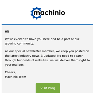 Welcome to Machinio Blog