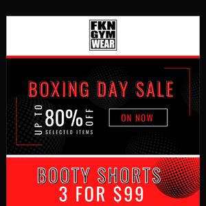 ** BOXING DAY SALE NOW ON **