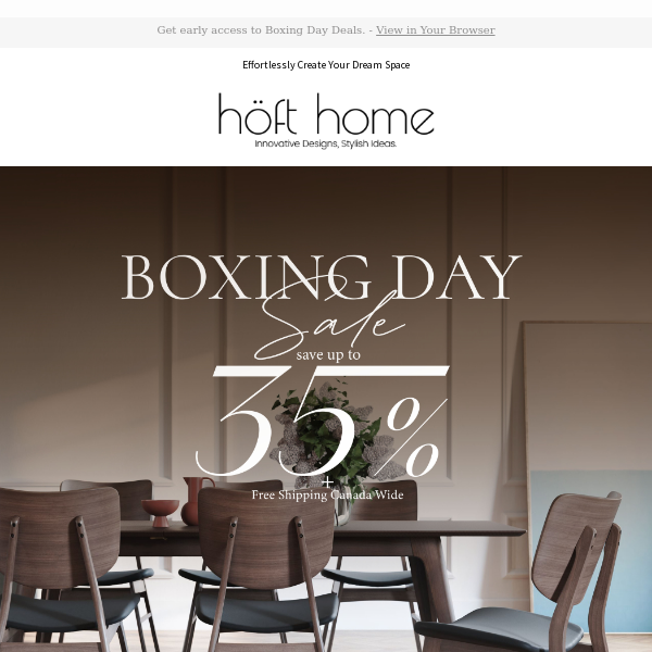 Boxing Day is upon us. - Save up to 35% off