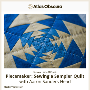 Learn to sew a sampler quilt 🧵