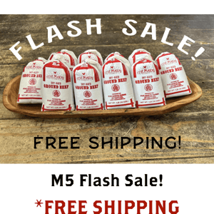 FLASH SALE! Free shipping on Ground Beef Boxes! 💥