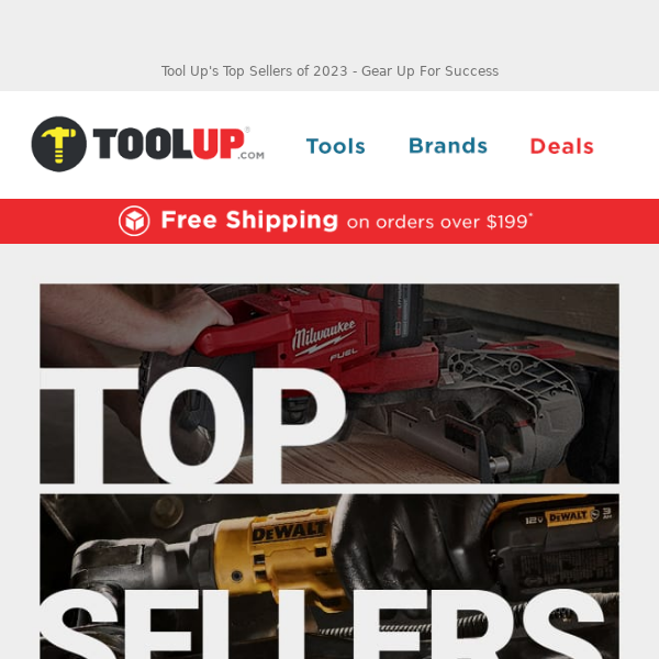 The Top Selling Tools Of 2023 Are...