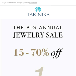 One Day Left for our Biggest Clearance Sale! ~ Upto 70% Off | Tarinika  ❤️