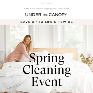 Our Spring Cleaning Event is LIVE!