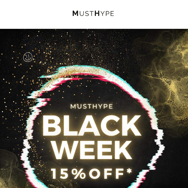 15% Rabatt Black Week