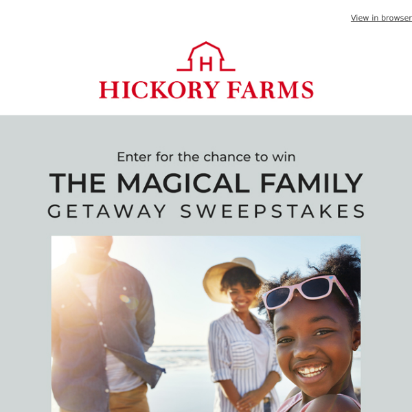 Get your entry in to win a magical family getaway