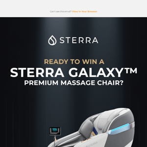 Want a free Sterra Galaxy™ Massage Chair?