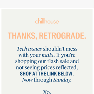 Tech Issues from Retrograde