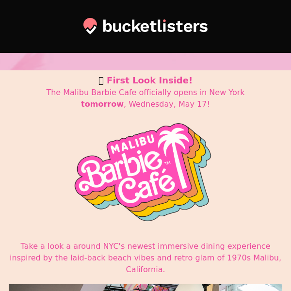 Malibu Barbie Cafe Comes to New York and Chicago