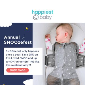🏃 SNOOzefest only happens once a year...