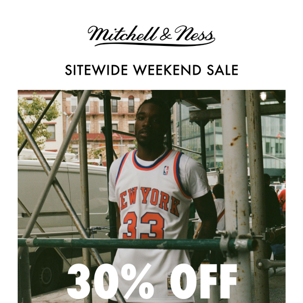 MEMORIAL DAY SALE  30% Off Sitewide! 🔥 - Mitchell And Ness