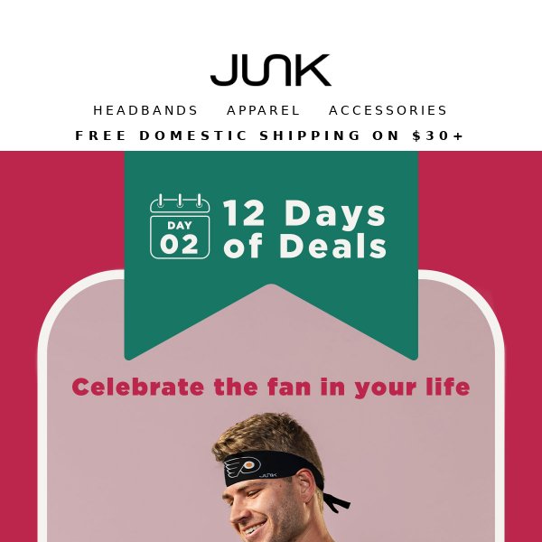 Day 2 of 12 Days of Deals from JUNK