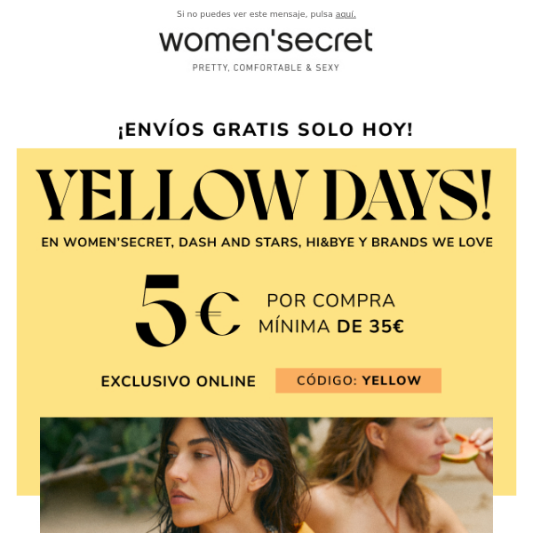 Yellow Days💛| Para ti, 5€ de descuento!🤑