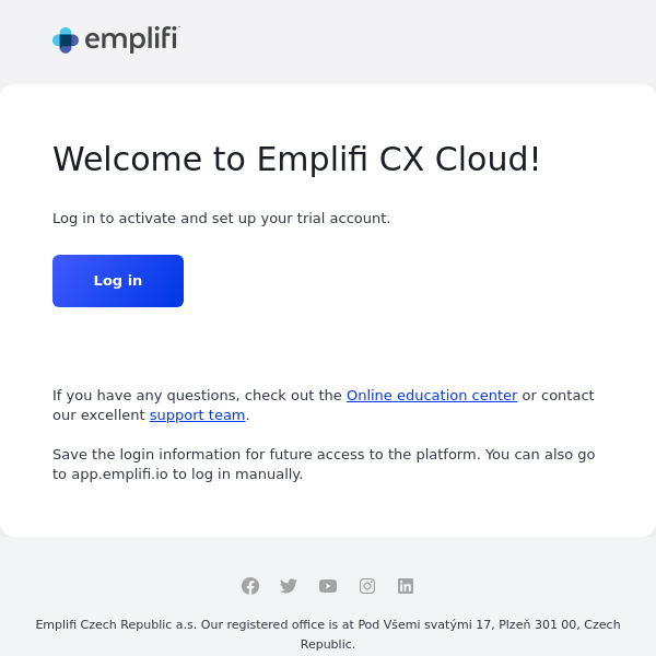 Emplifi trial invitation