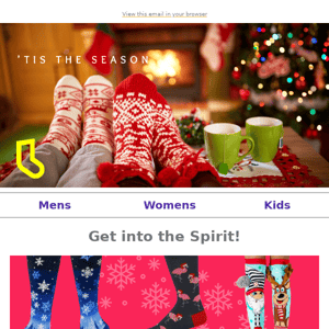 Jolly Christmas Socks - get festive!