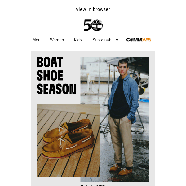 This Spring get Boat Shoes