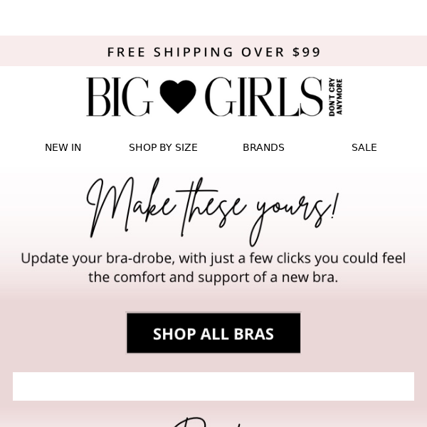 Big Girls Don't Cry Anymore  Finding your estimated bra size, is
