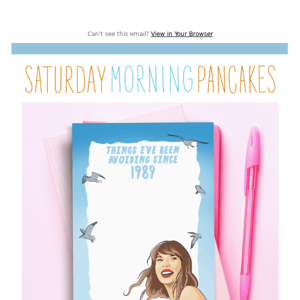 NEW TAYLOR NOTEPADS!