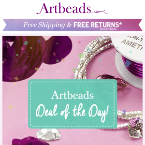 [SPECIAL DEAL INSIDE] Today Only, Save 40% on These Artbeads Favorites!