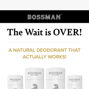 PRODUCT LAUNCH - Our Deodorant is here!