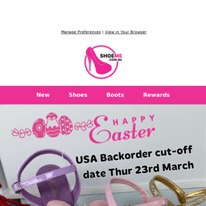 🐰 Stock Up & Celebrate Easter with Shoe Me 🐰