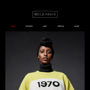 It's here... The 1970 Yellow Oversized Jumper | New In from Bella Freud