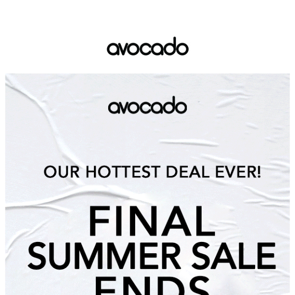 FINAL SUMMER SALE ENDS SOON! - 70% OFF ENTIRE SITE