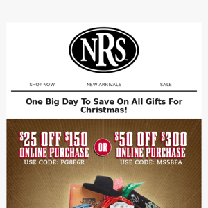 ⏰ Last Call: Shop The Biggest Discounts At NRS 🎁