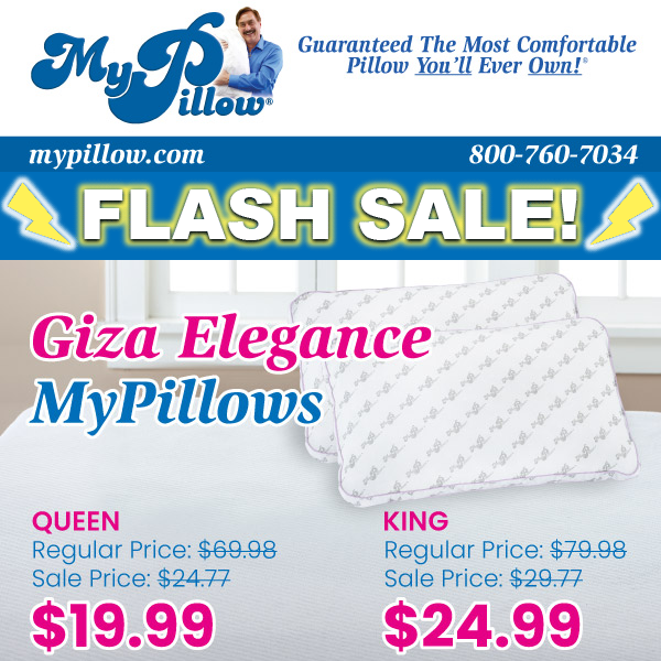 Giza Elegance Bed Pillow Sale!