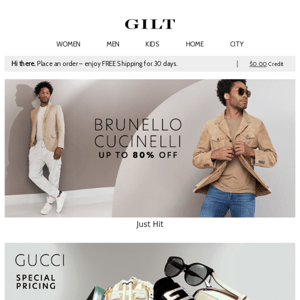 Just-Hit Brunello Cucinelli Up to 80% Off Men’s | Gucci: Special Pricing