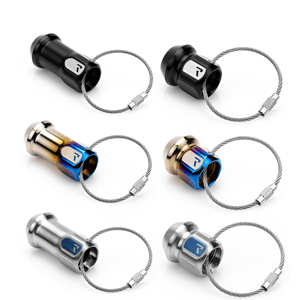 Titanium Lug Nut Keychains