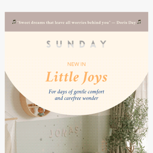 NEW IN: Little Joys for little dreamers