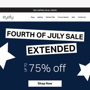 Last Chance! Extended 4th of July Sale - Grab Your Savings Now! 🇺🇸"