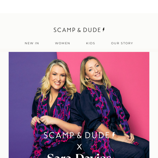Shop the new Sara Davies Super Scarf now⚡