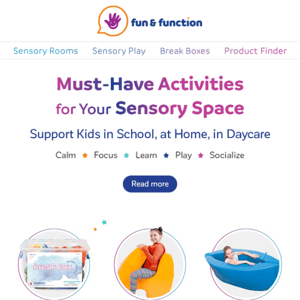 Create a Sensory Space at Home or School