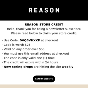Your Store Credit