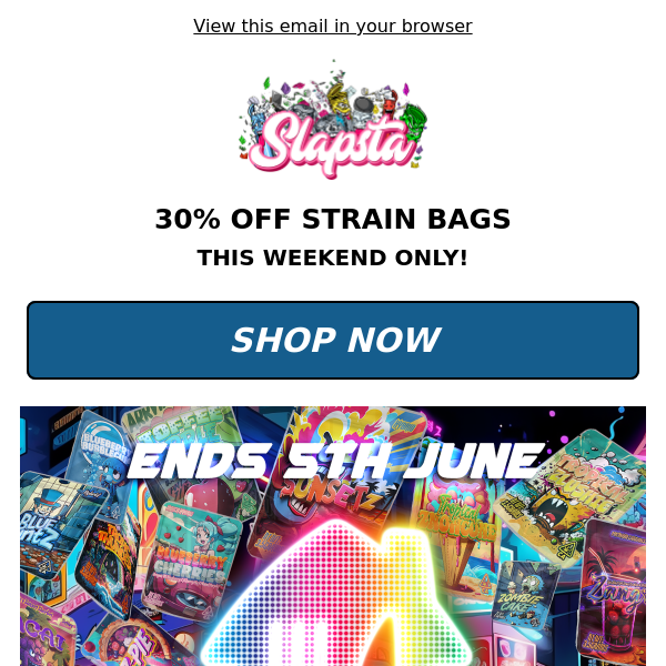 30% OFF MYLAR STRAIN BAGS! 🔌