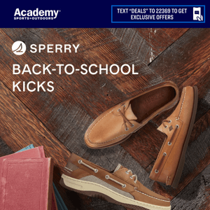 Go Back to School in Sperry Shoes