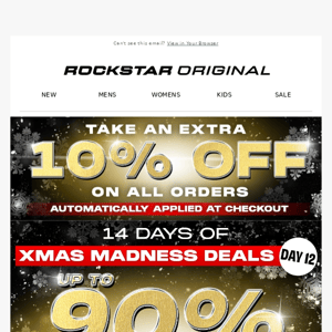 QUICK ⚡️ EXTRA 10% OFF XMAS DEALS