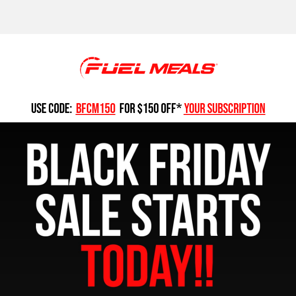 Save $150 With Our Black Friday Early Access Code!