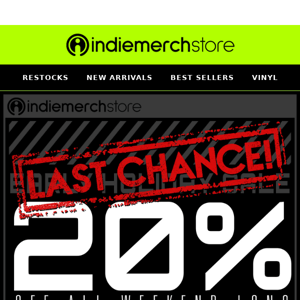 20% off...Did you see something you liked?