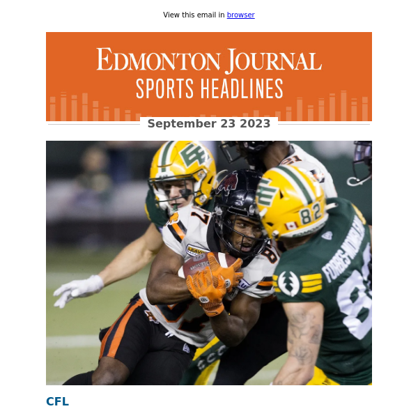 Tre Ford leashed as Edmonton Elks upended by B.C. Lions - Edmonton Journal