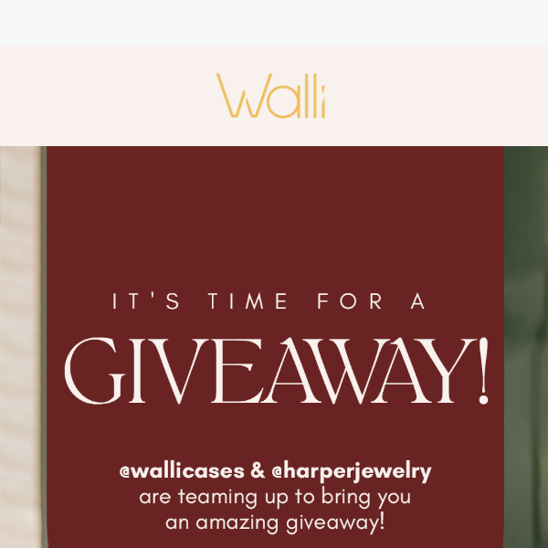 🎁 A Giveaway you dont wanna miss, Walli Cases