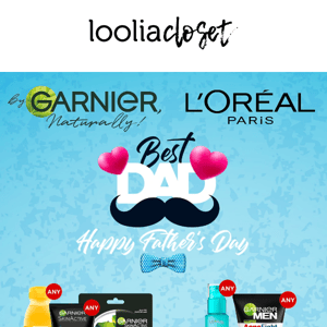 Benefit from special offers and discounts up to 15% OFF on different L'Oréal Paris and Garnier Bundles!!🔥😍Just in time for the perfect gift for Father's Day!!🦸‍♂️